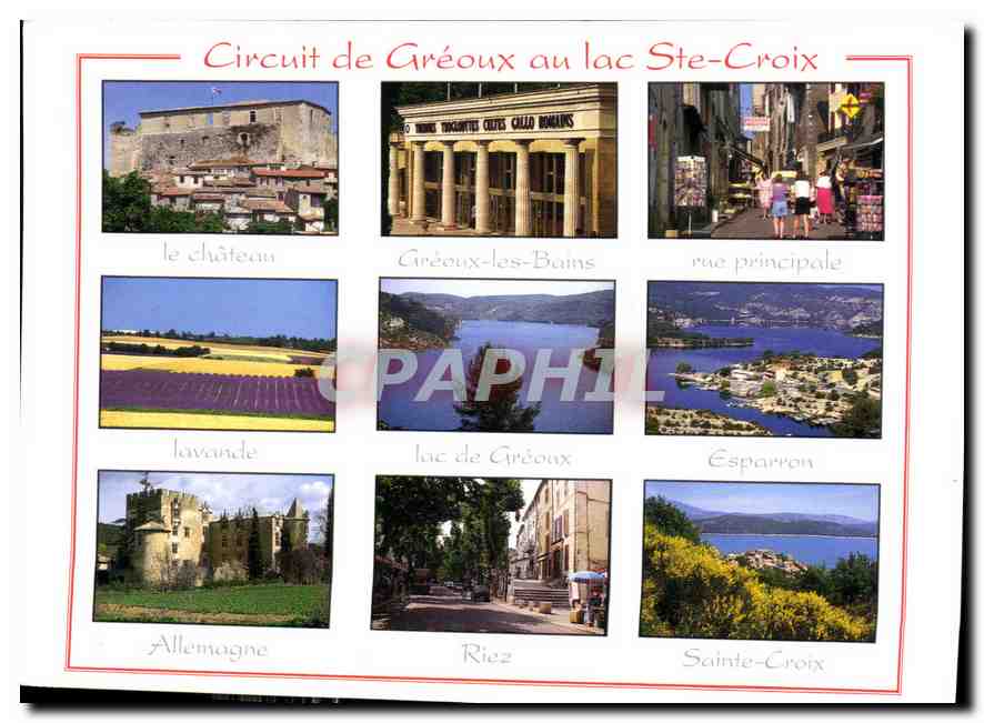 Circuit de Gréoux au lac Ste-Croix — Gréoux-les-Bains, Éditeur : Editions du Boumian