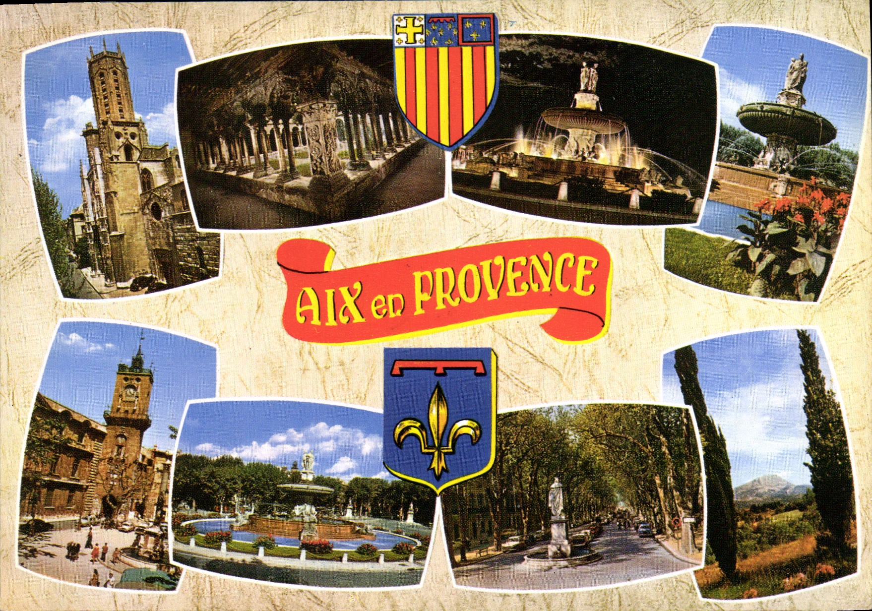 Aix-en-Provence — Panoramablick — La Cité du Roy René, 2148