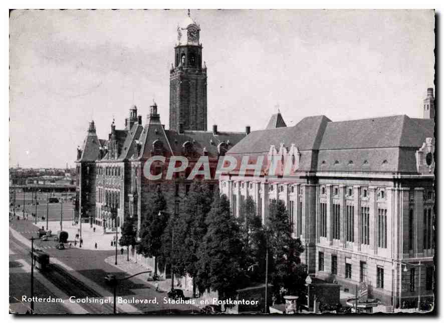 CPM Rotterdam Coolsingel Boulevard Stadhuis en Rostkantoor 