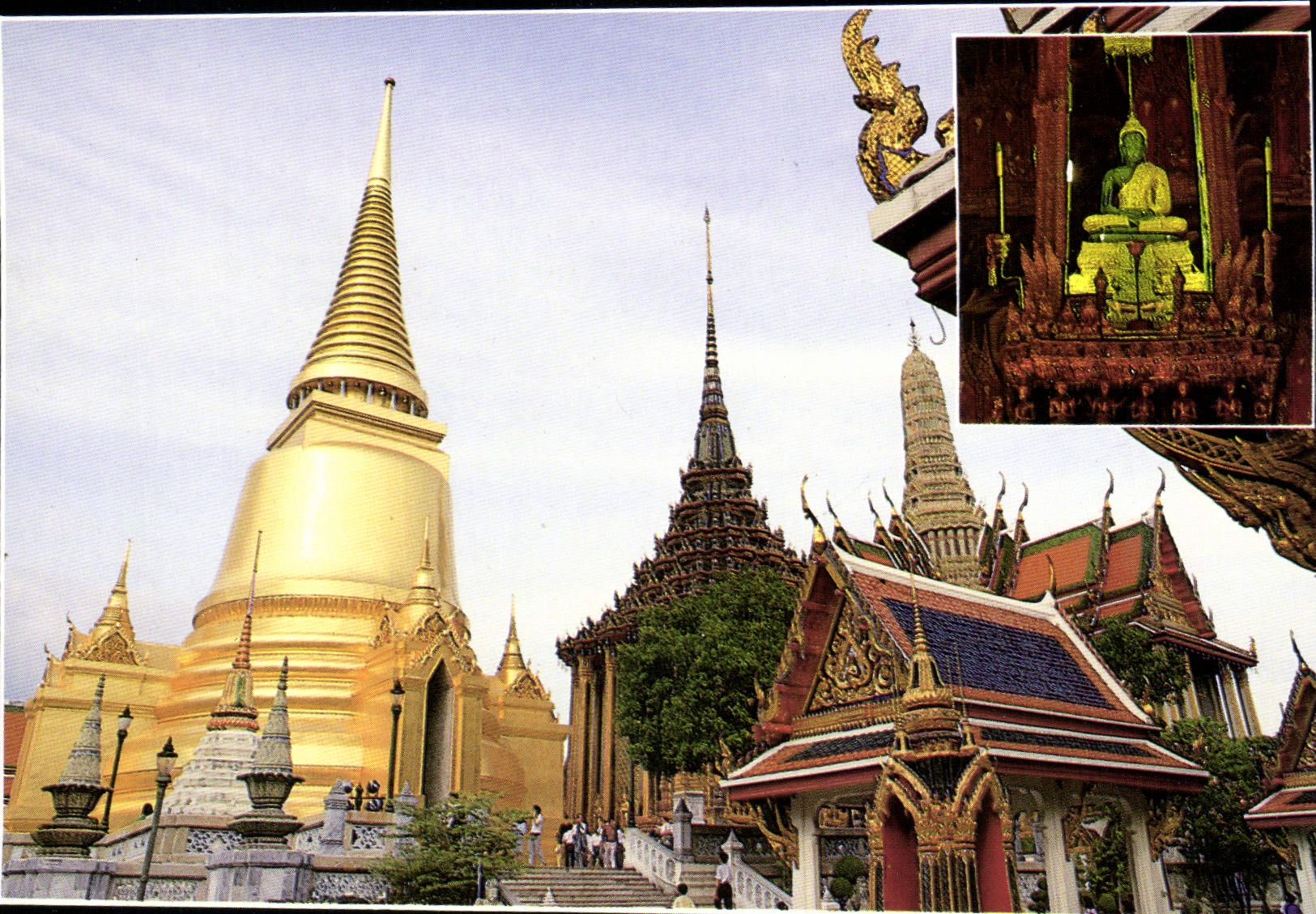 CPM Golden Chedi en the Temple of the Emerald Buddhe 
