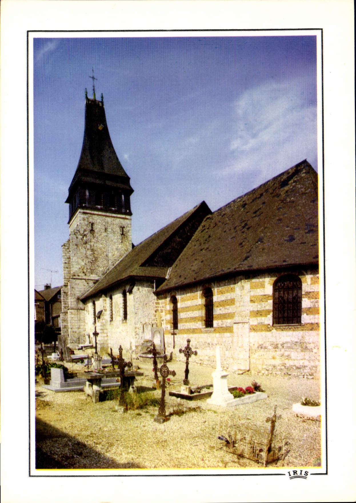 CPM Reflets de la Normandie Environs de Auffay la chapelle de Saint Denis 