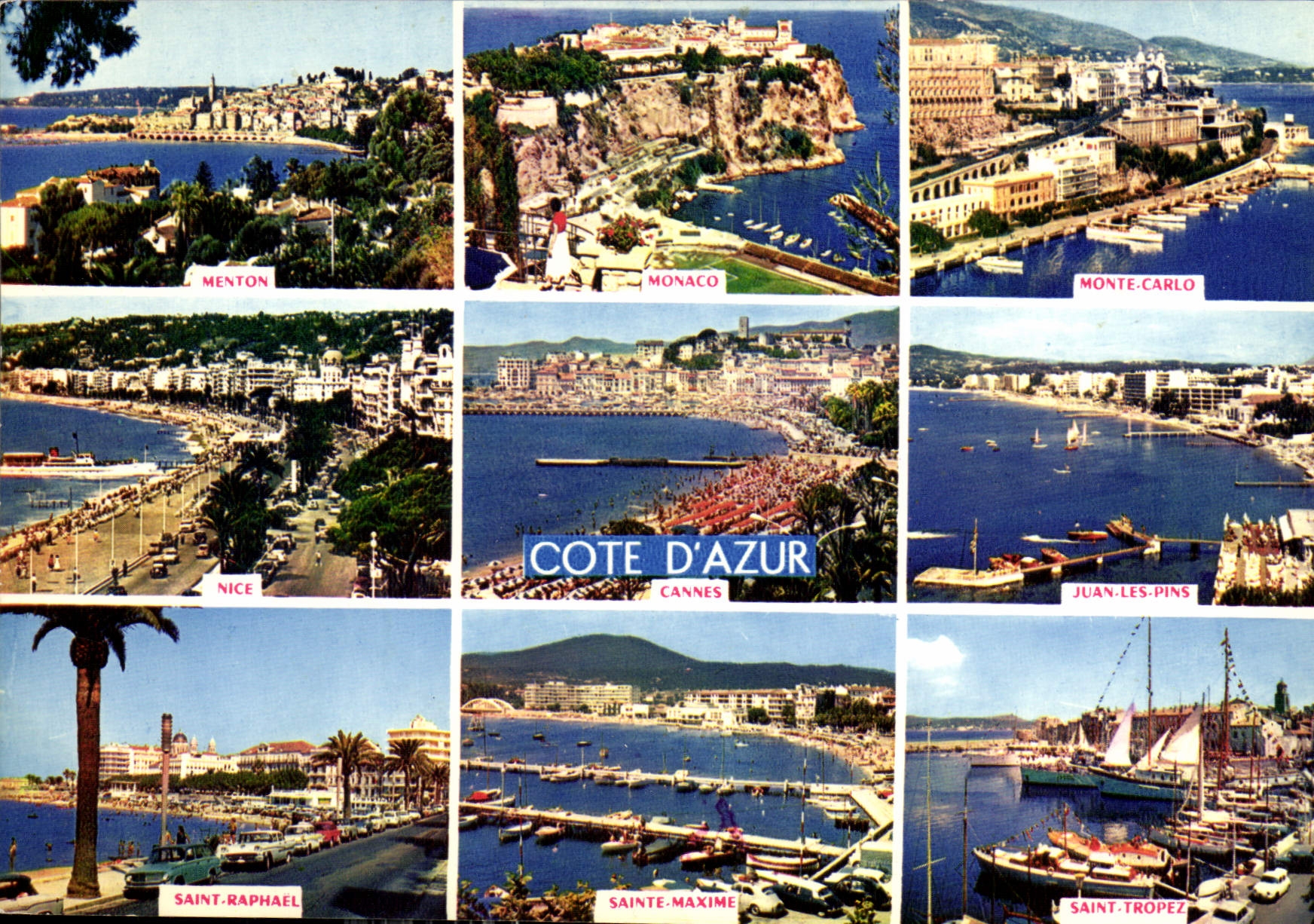 Côte d'Azur — Monté Carlo, Monaco, Menton, Nice, Saint-Raphaël, Sainte-Maxime, Juan-les-Pins — Éditions Diplomie