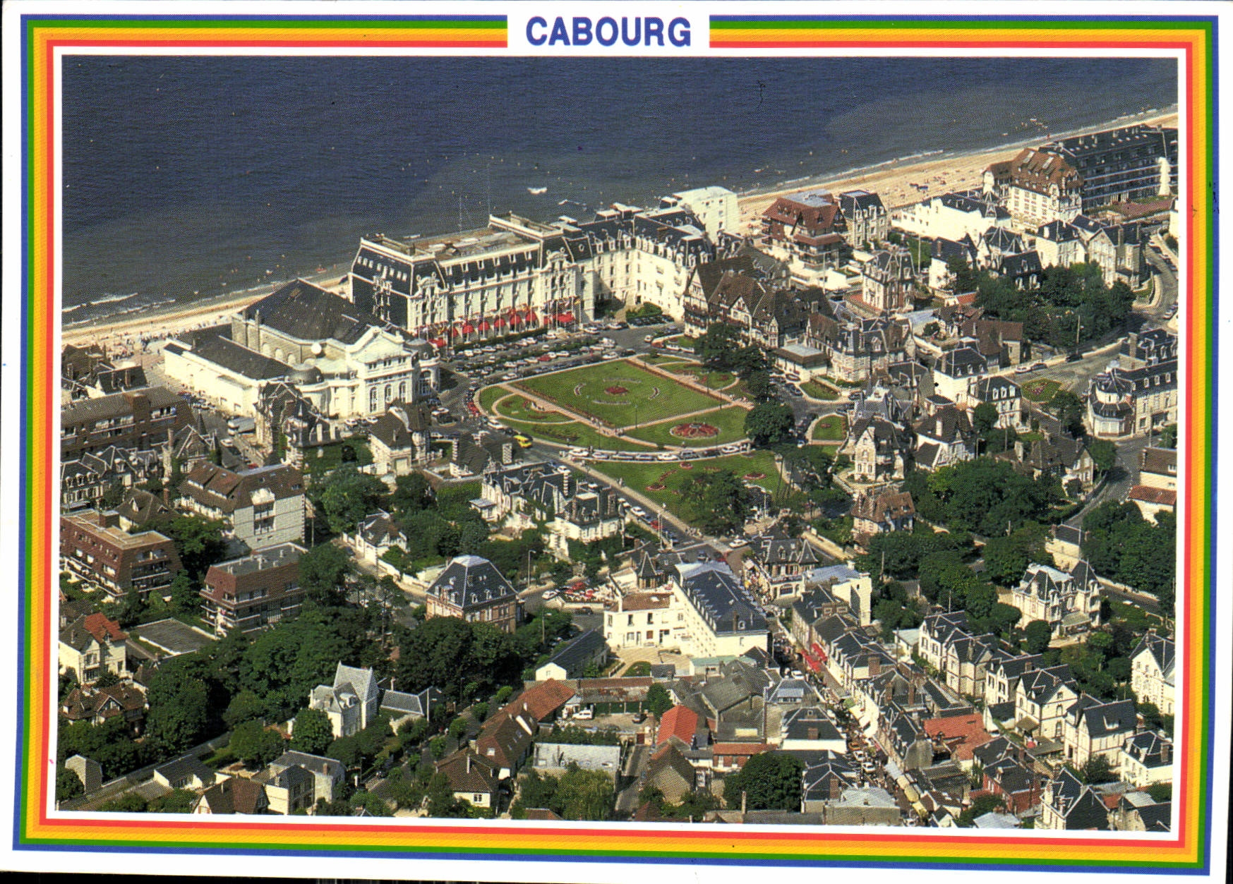 CPM Images Calvados Cabourg vue aerienne 
