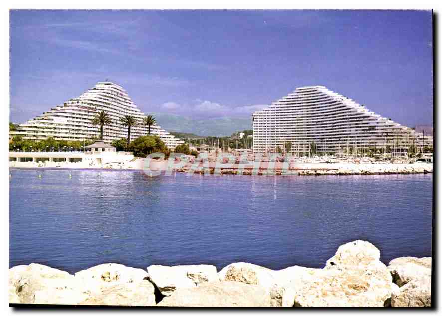 CPM Villeneuve Loubet Alpes Maritimes Marine Baie des Anges 