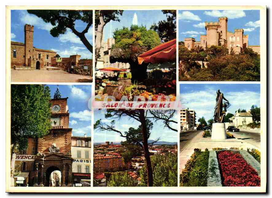 Salon-de-Provence — vue panoramique — Éditions MAR, Nice - Anverso