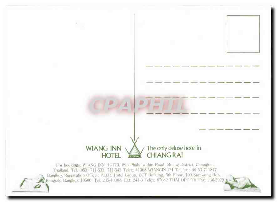 CPM Wiang Inn Hotel The only deluxe hotel in Chiang Rai  — Rückseite