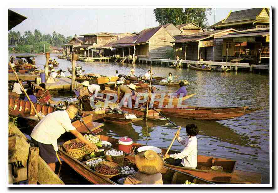 CPM The unique and colorful floating market of Thailand 