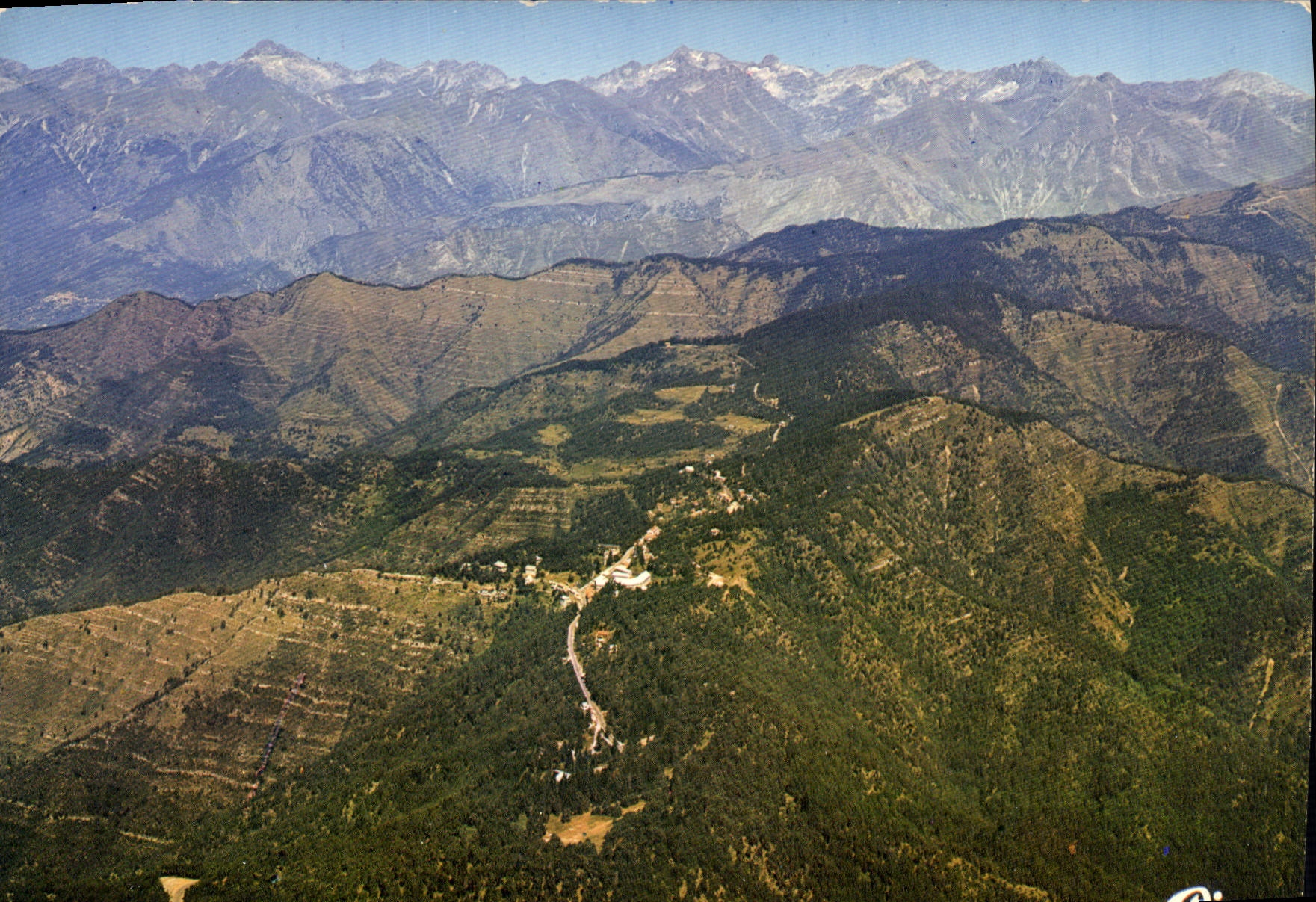 CPM Peira Cava Alp Mar vue sur le Bego et le col de Turini 