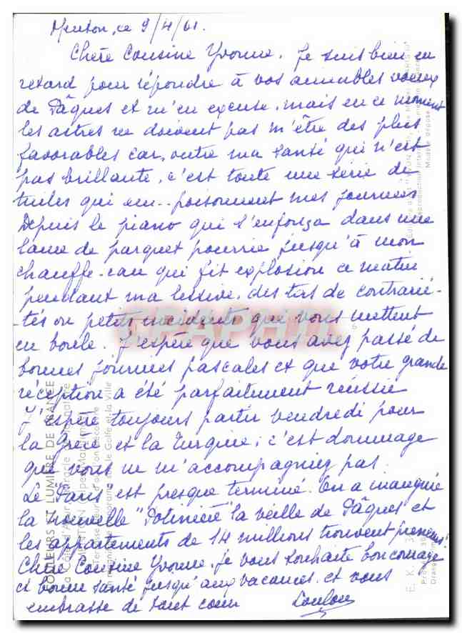 CPM Couleurs et lumiere de France la Cote d'Azur miracle de la nature Menton Alpes MAritimes  — Verso