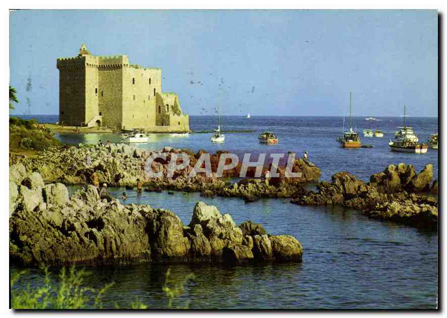 CPM Environs de Cannes Ruines du vieux Chateau fortifie de l'Abbaye de Lerins 