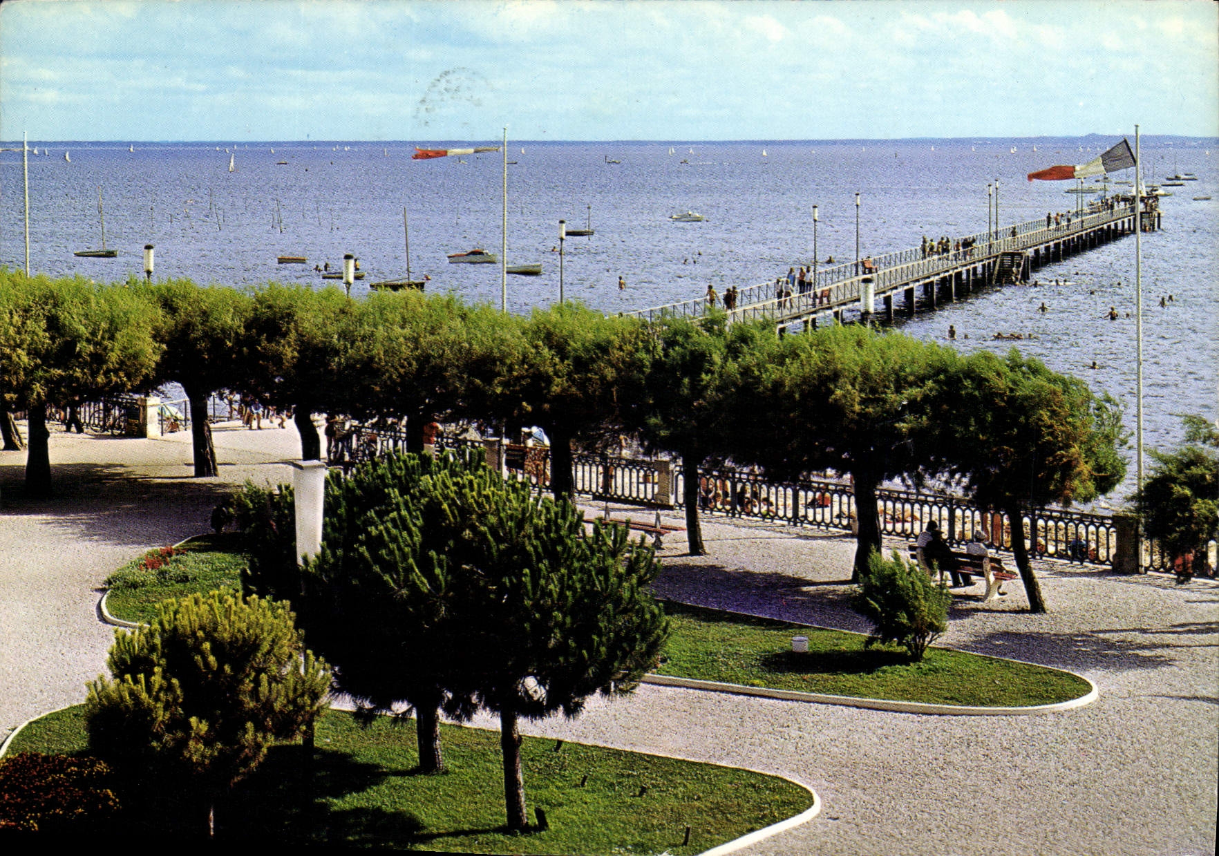CPM Bassin d'Arcachon Andernos Gioronde la Jetee 