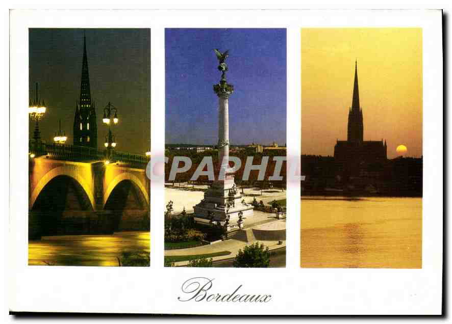 CPM Bordeaux la fleche St Michel a gauche 