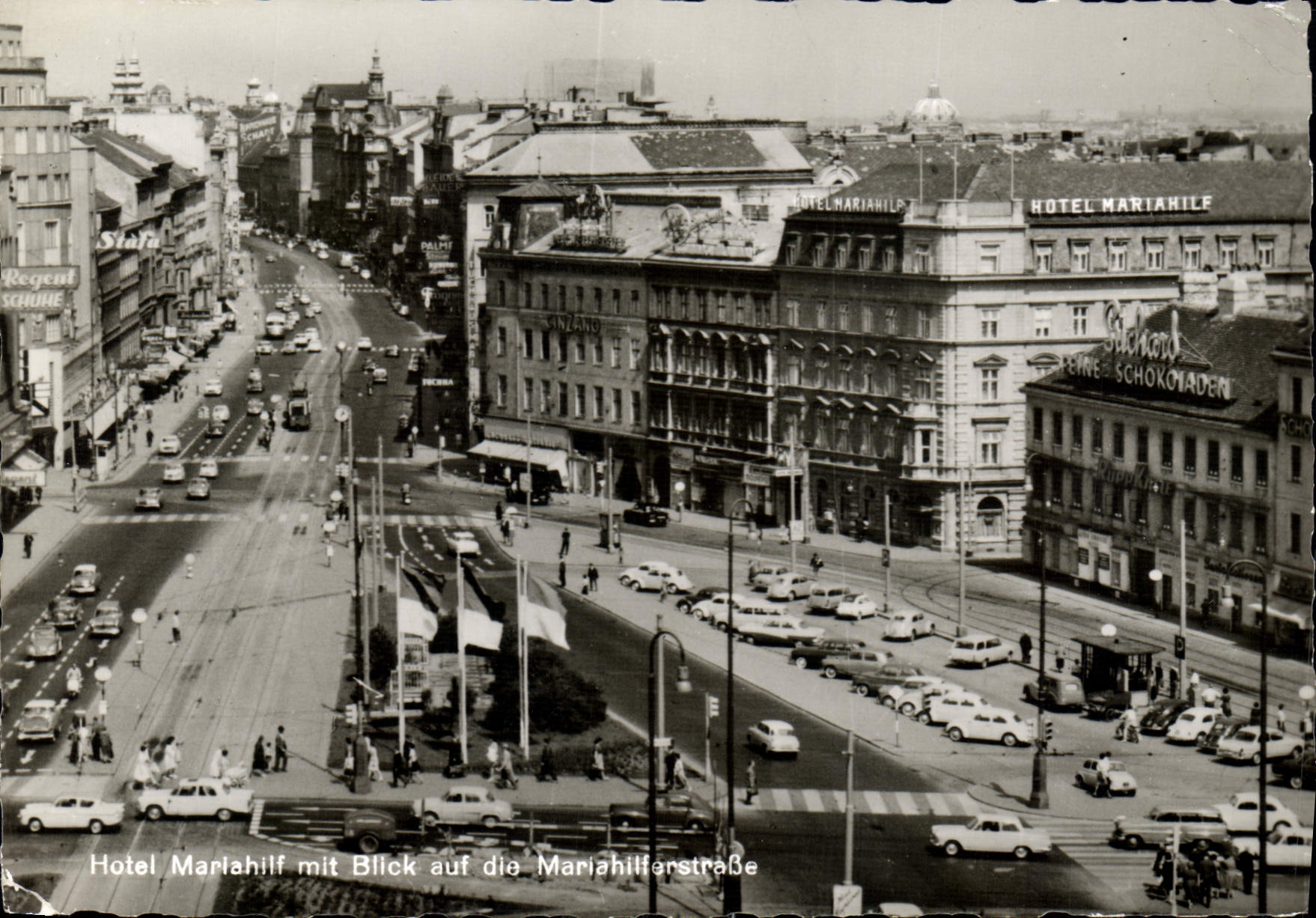 CPM Hotel Marlahilf mit Blick auf die Mariahilferstrabe 