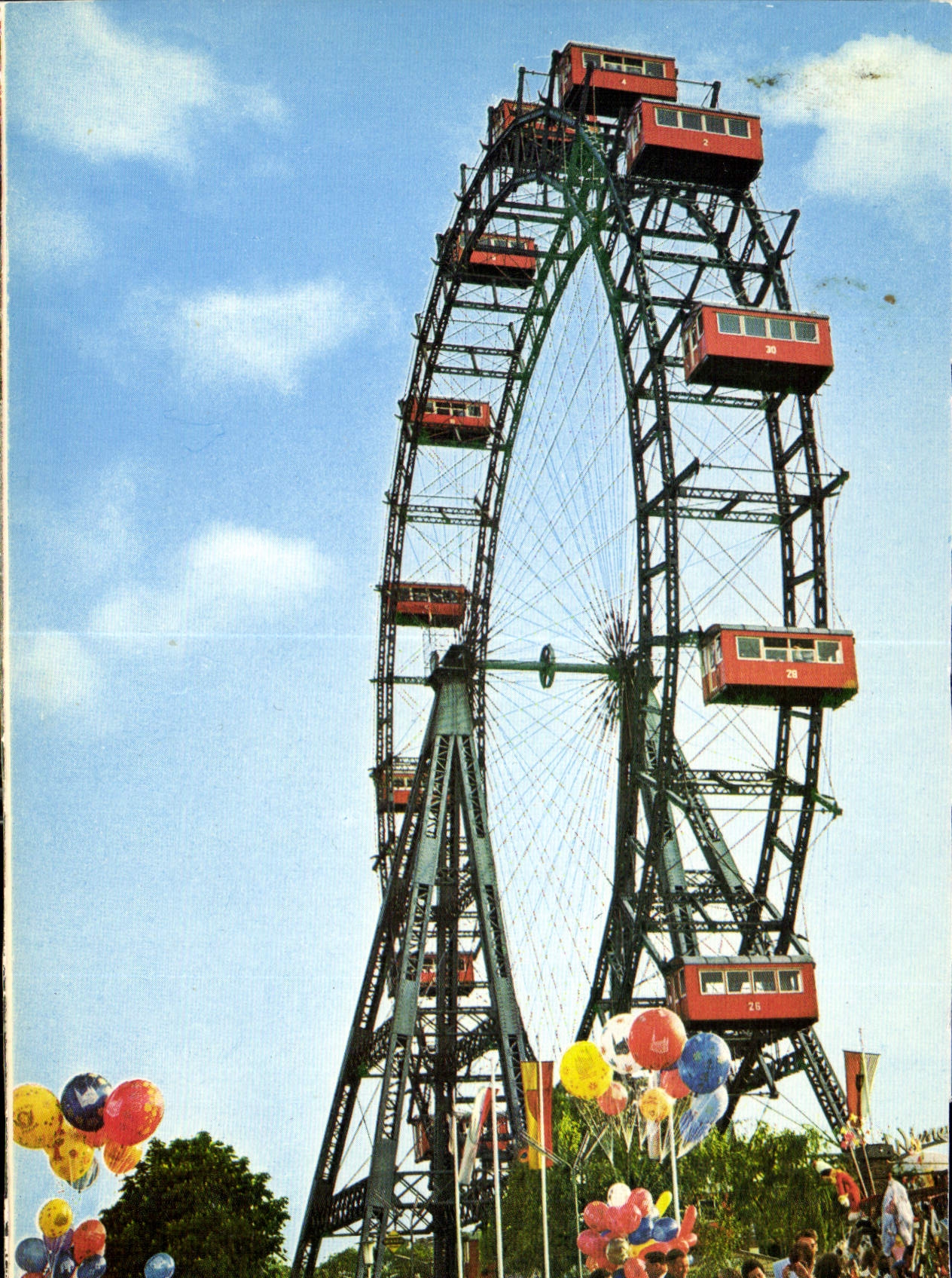 CPM Vienne La Prater et la Roue Geante 