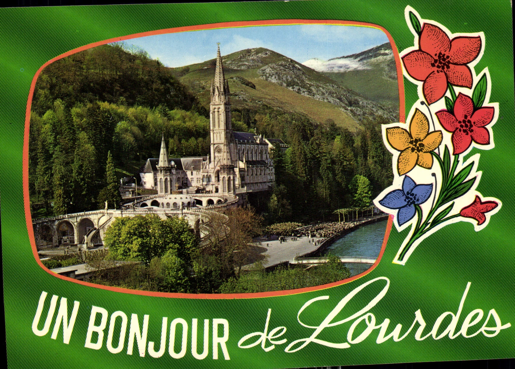 CPM Lourdes la Basilique 