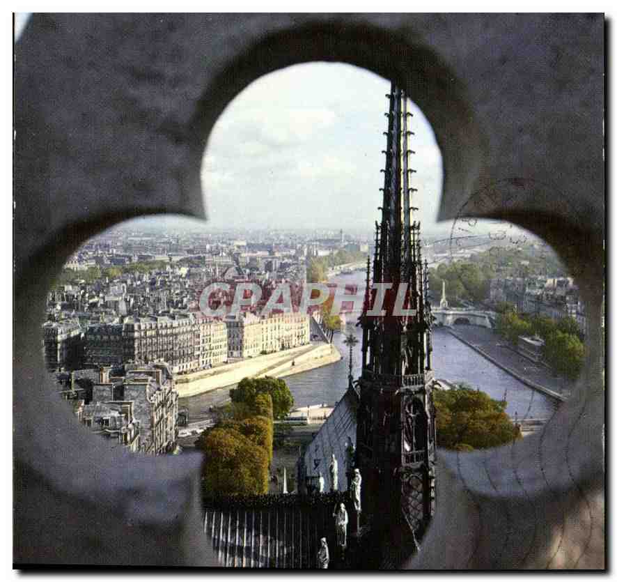 CPM Paris Paris vu des Tours de Notre Dame 