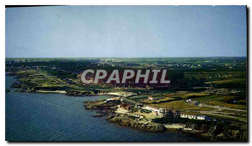 CPM La Vendee Les Sables d'Olonne Route de la Corniche et camping du Puits d'Enfer 
