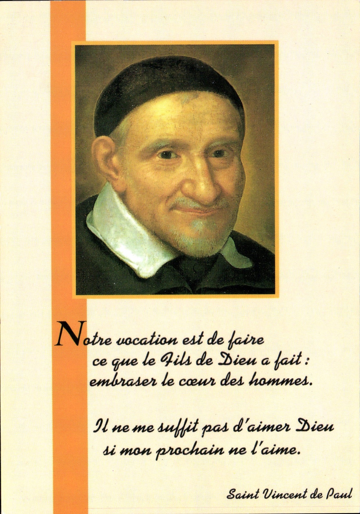CPM Saint Vincent de Paul 1581 1660 Fondateur des Confreries de la Charite des Pretes de la Mission 