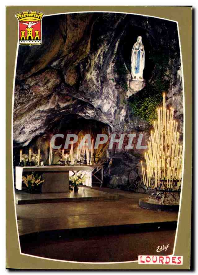 CPM Lourdes la Grotte Miraculeuse 