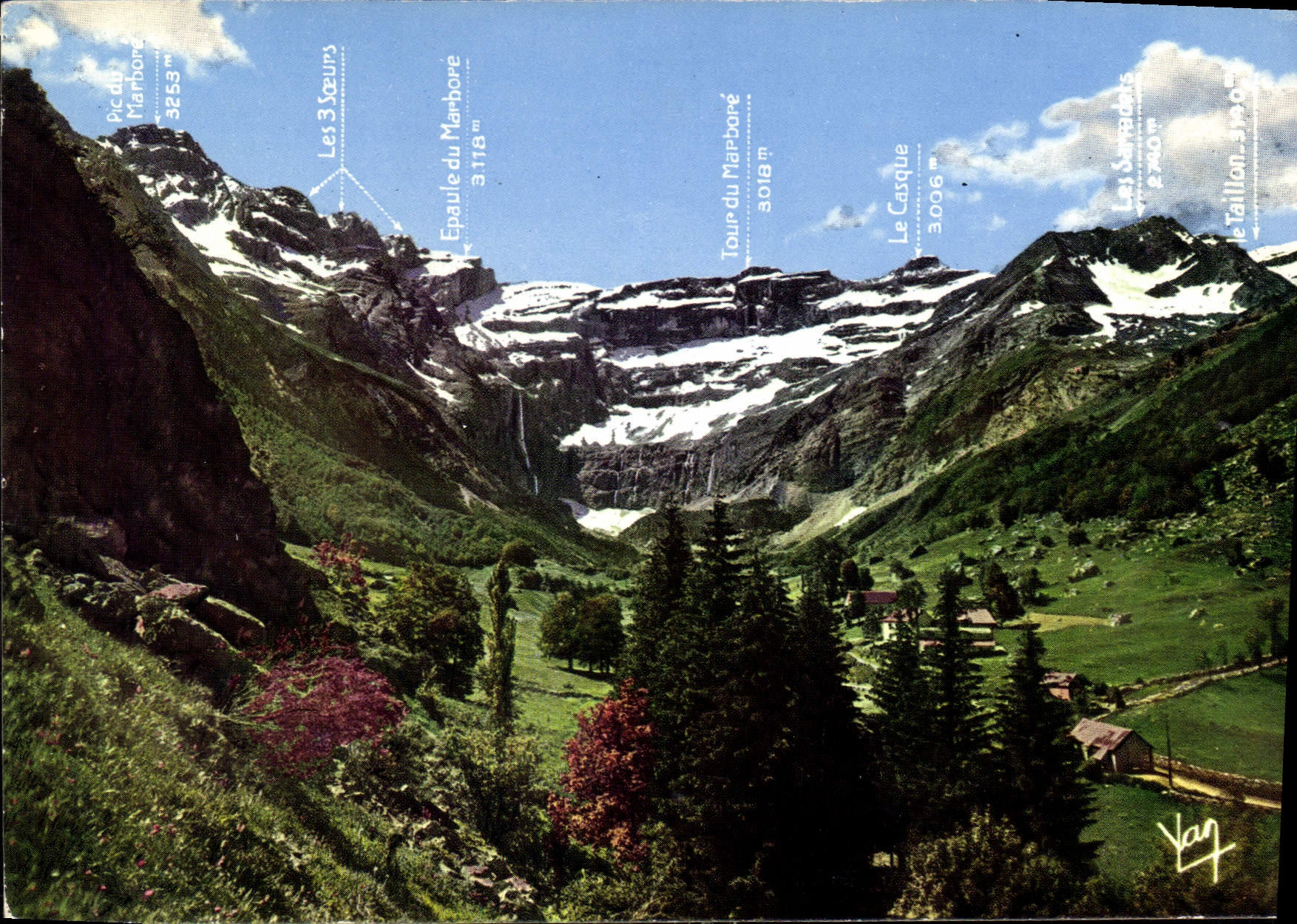 CPM Nos Belles Pyrenees Gavarnie H P les sommets dominant le Cirque 