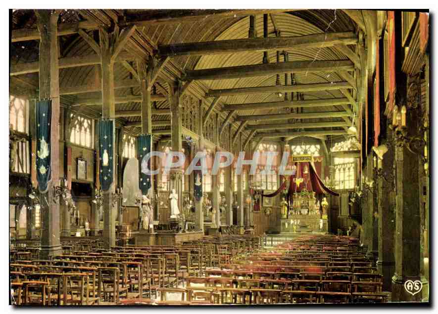 Intérieur de l'église Sainte-Catherine — Honfleur (Calvados) — ARTAUD Frères, Nantes