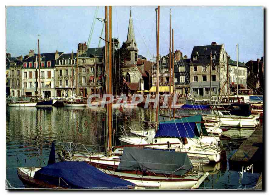 Honfleur — Le Bassin et le quai Saint-Élienne — Éditions J. von