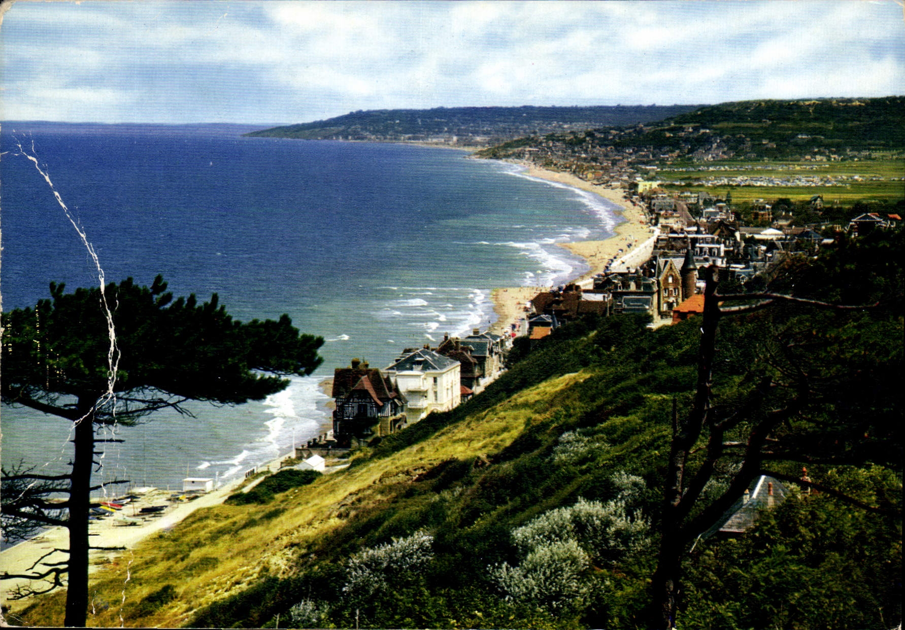 Villers-sur-Mer (Calvados) — Vue générale de la plage — Art. IID Prêses, Nantes