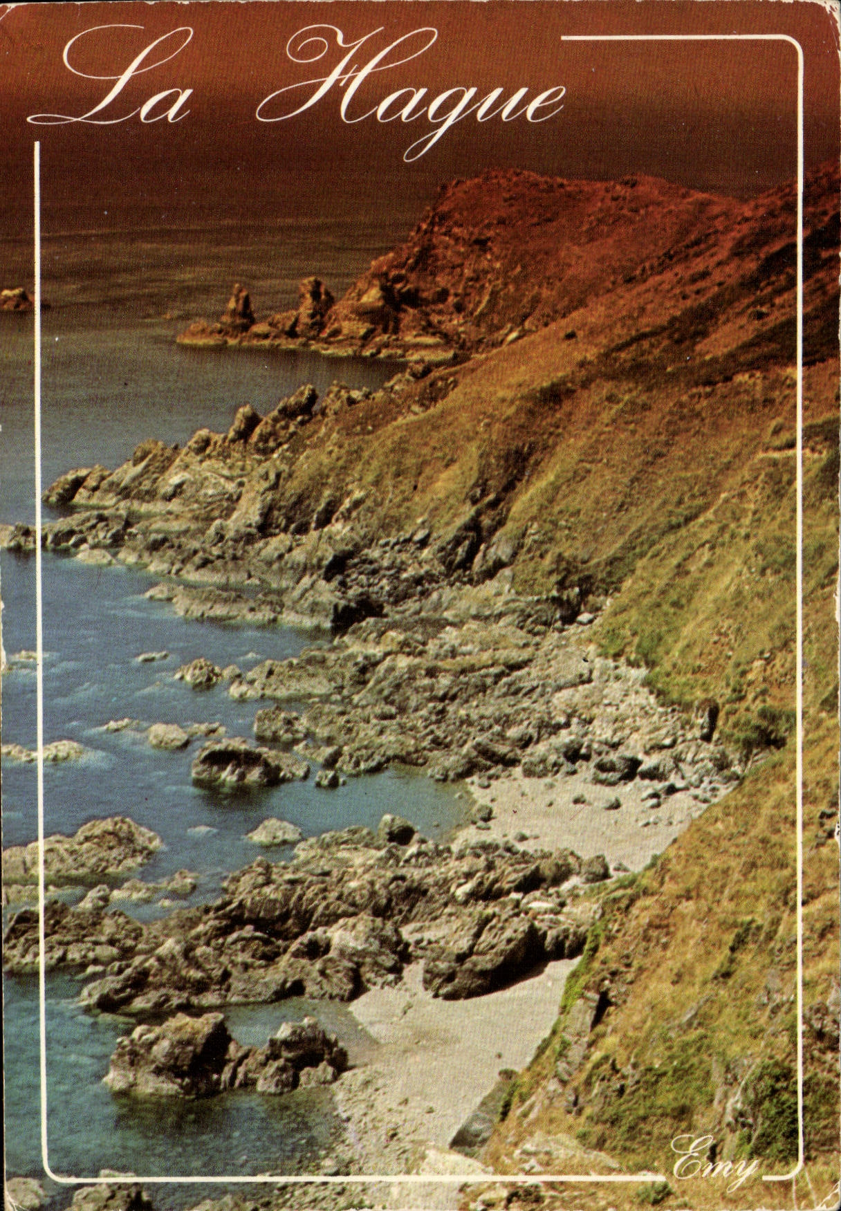 La Hague — vue de la côte rocheuse — Éditeur Emy, série PH 103-3