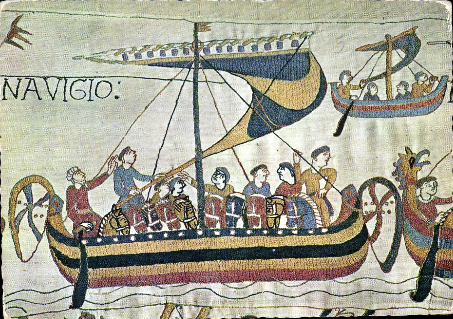 Navigatio — Tapisserie de la Reine Mathilde — Éditeur Combier, n°40