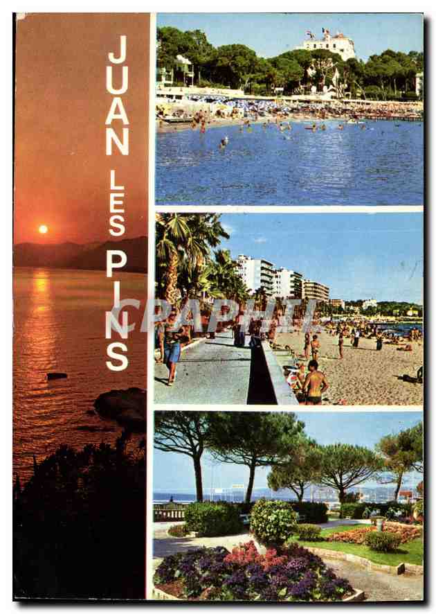 CPA Cote d'Azur Souvenir de Juan les Pins A M 