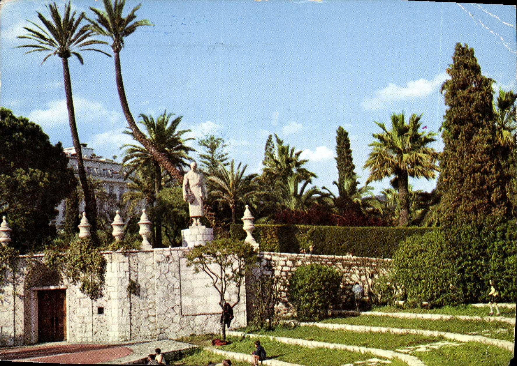 CPA la Cote d'Azur Pays du Soleil Nice A M Theatre de verdure du Jardin Albert I 