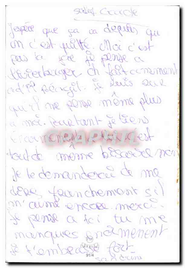 CPM Tu ne peux vaincre la lumiere elle finit toujours par percer  — Rückseite