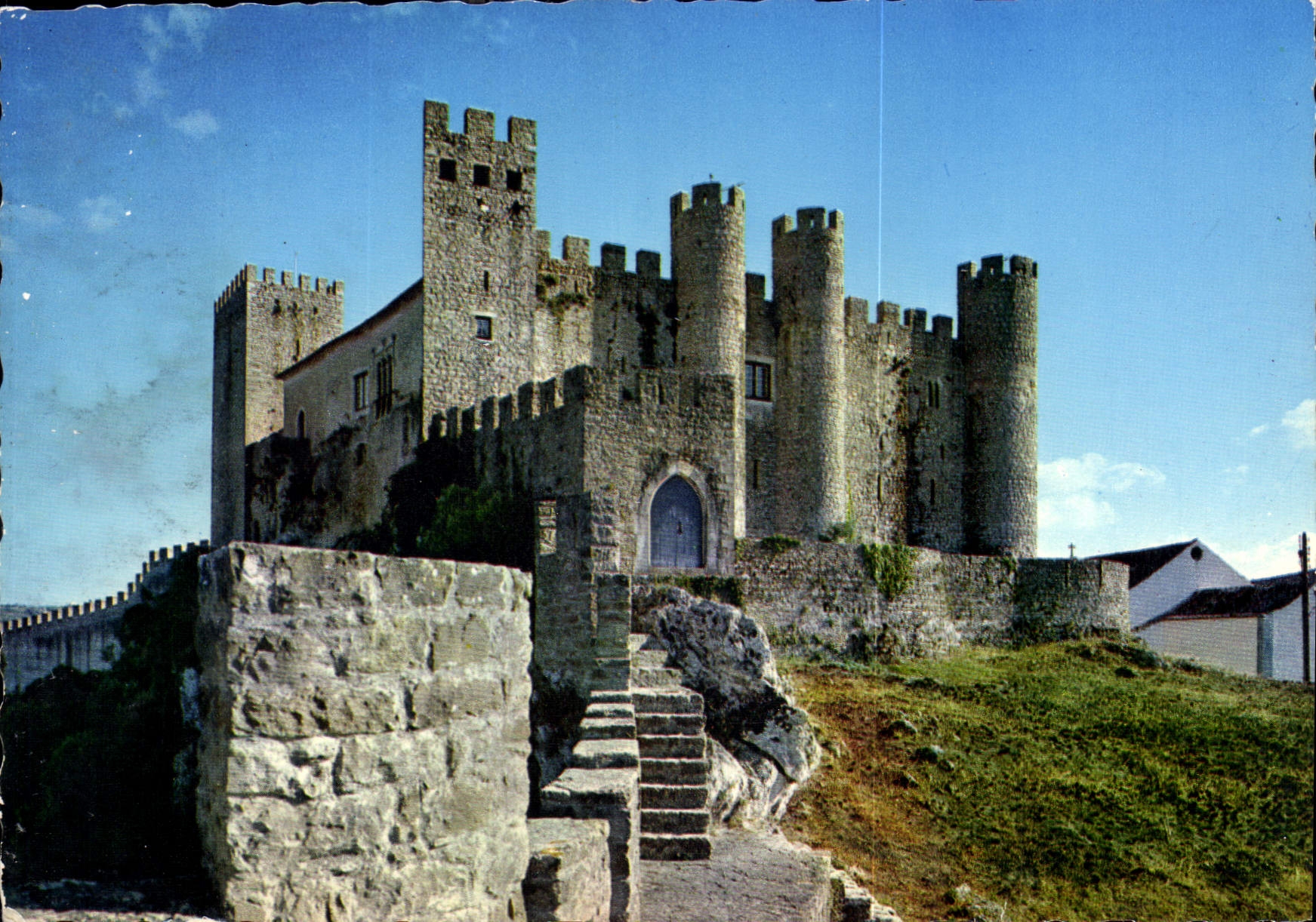 CPM Obidos Portugal Chateau et Auberge 