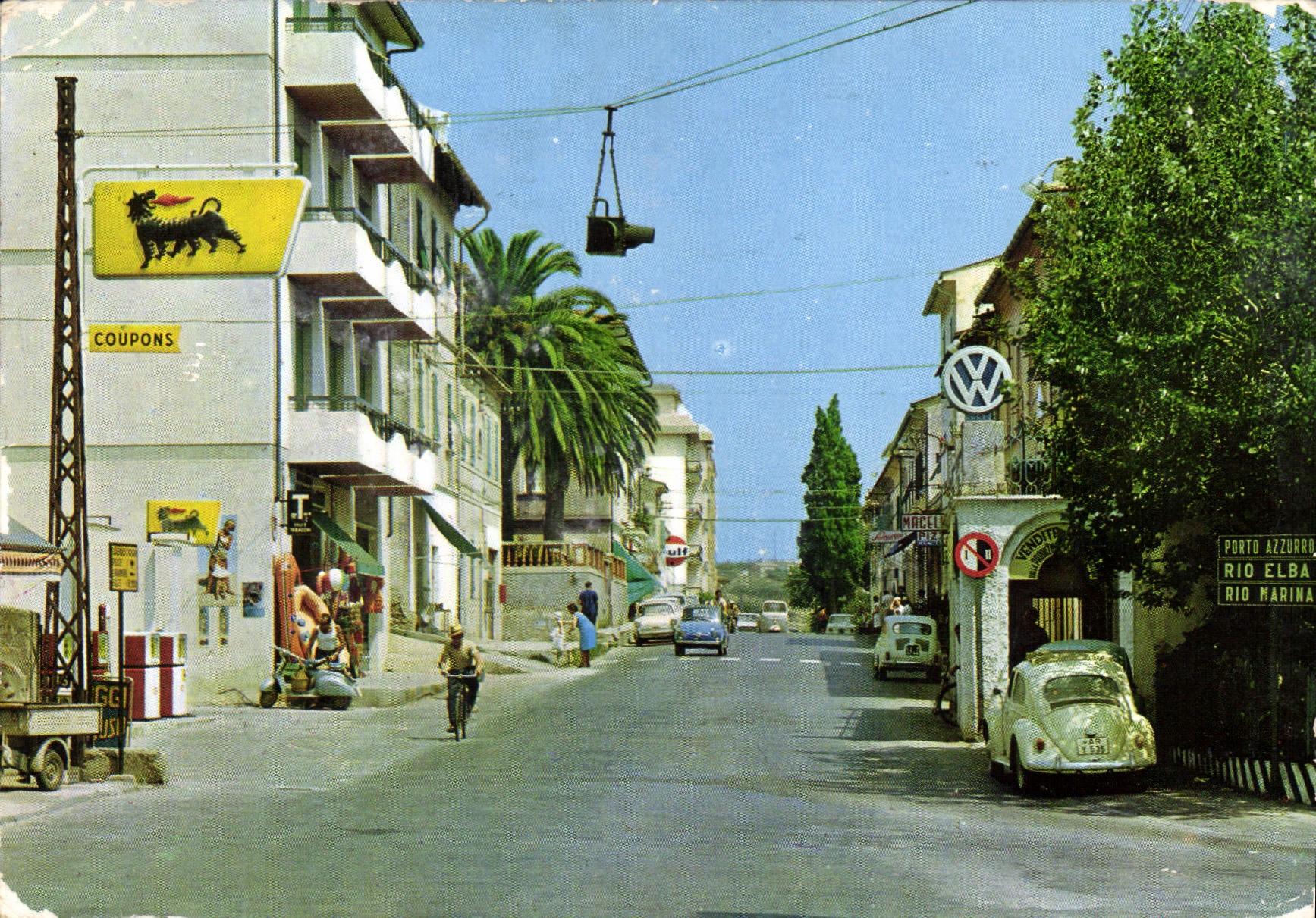 CPM Isola d'Elba Portoferraio Carpani Automobile Coccinelle