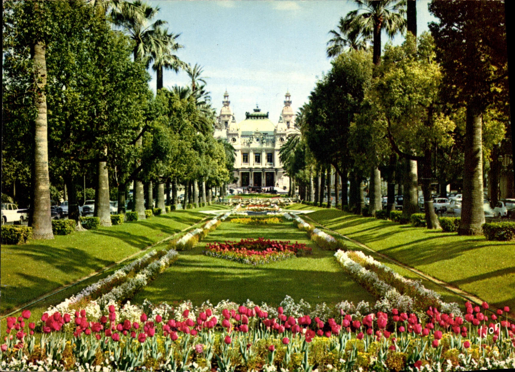 CPM La Cote d'Azur Miracle de la Nature Monte Carlo Jardins du Casino 