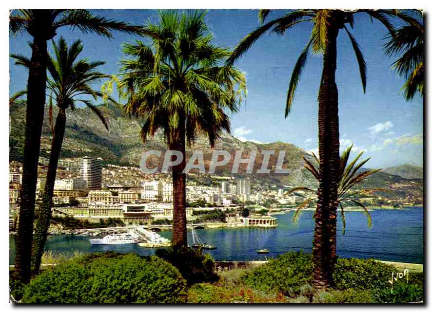 Vue générale sur Monte-Carlo — Principauté de Monaco — Éditions d'art Yvon, n° 1224