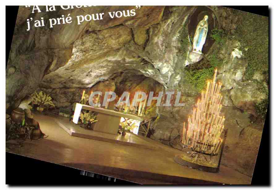 CPM Lourdes La Grotte Miraculeuse 