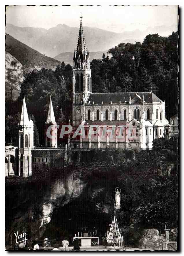 CPM Lourdes  La Basilique et la Grotte 