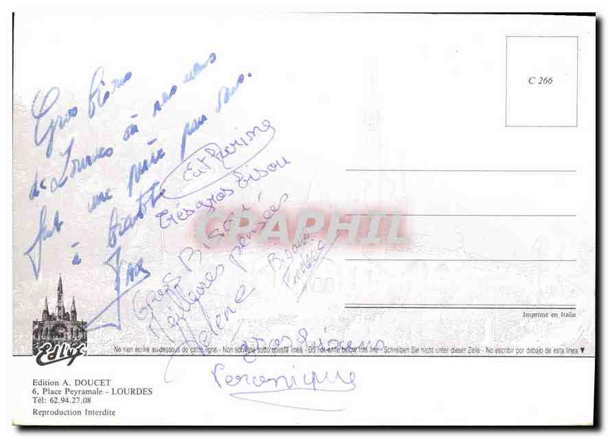 CPM Lourdes   — Verso