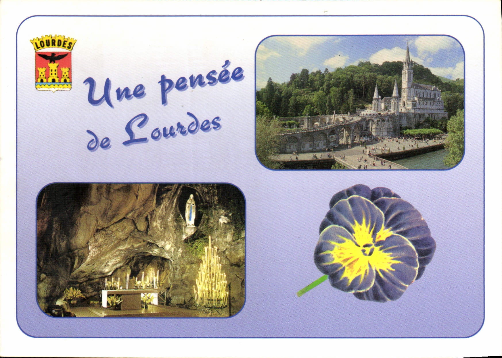 CPM Lourdes  La Basilique et la Grotte 