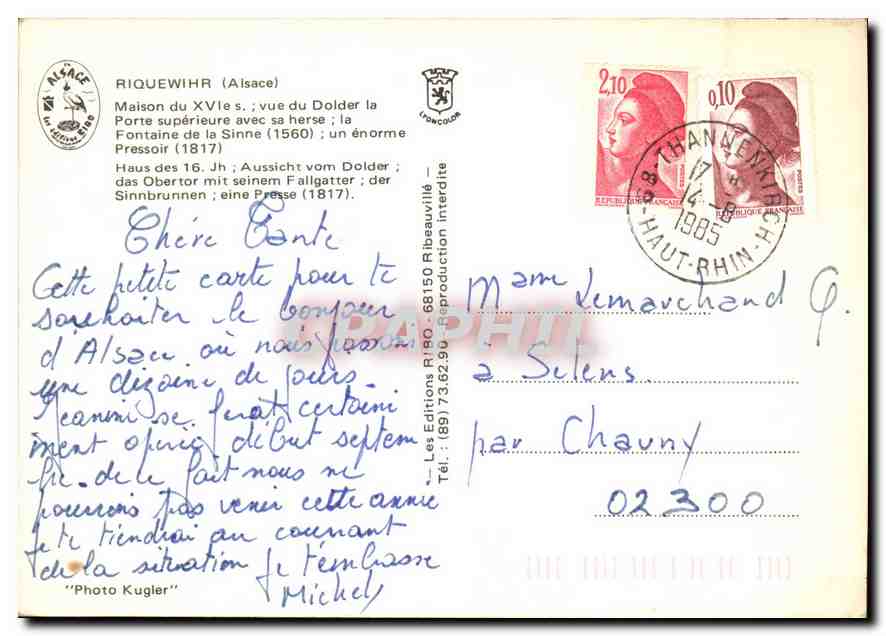 Riquewihr — Souvenir de Riquewihr — Les Éditions PIBO — Reverso