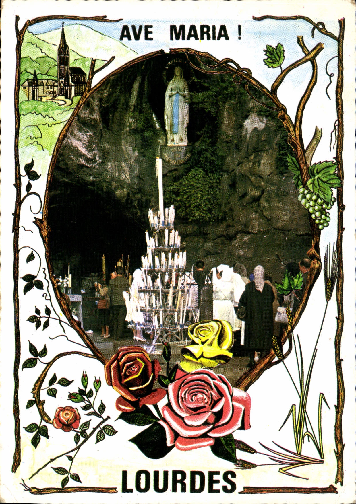 CPM Lourdes  Hautes Pyrenees La Grotte Miraculeuse 