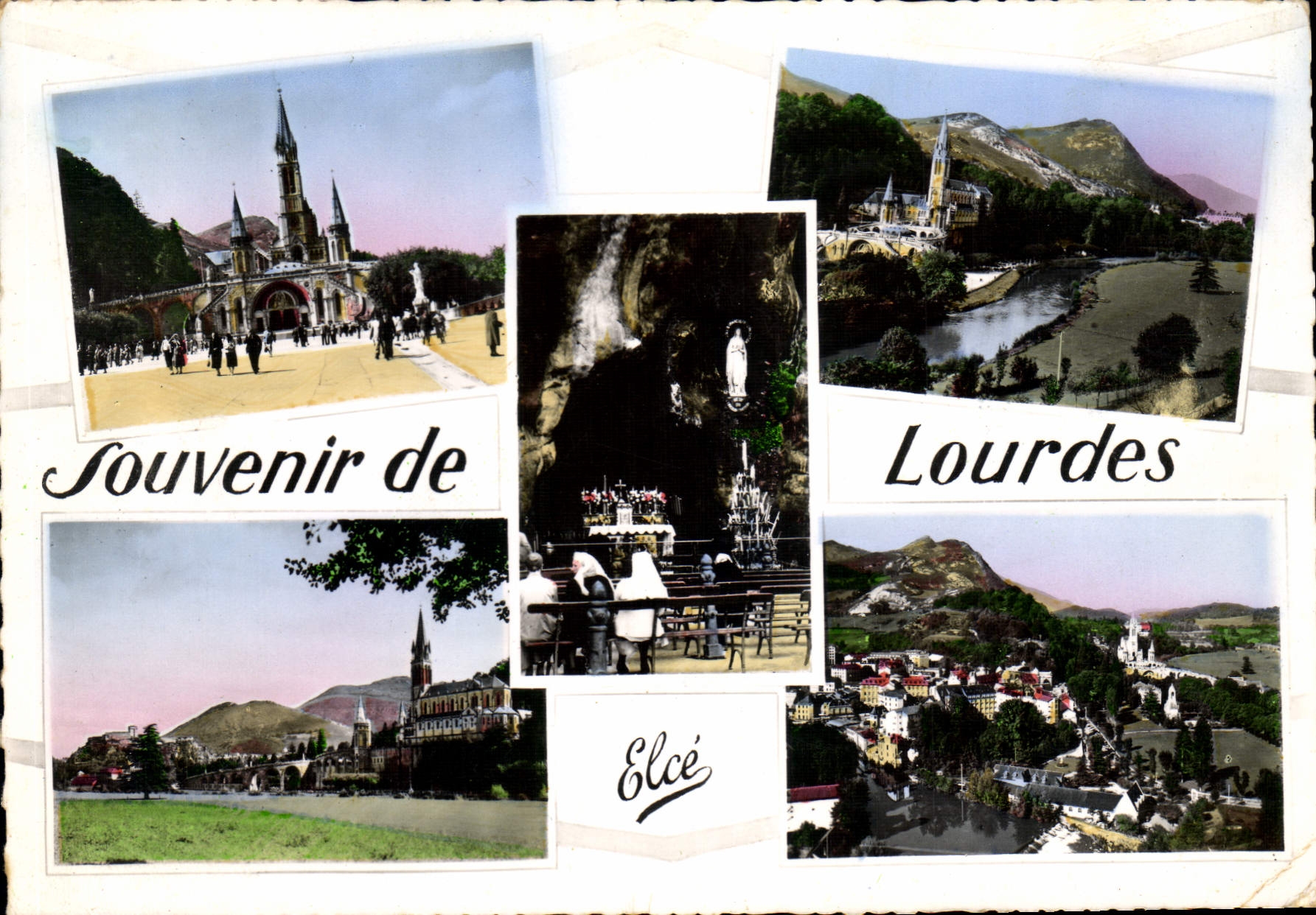 Lourdes — Souvenir de Lourdes — Éditeur Elcé
