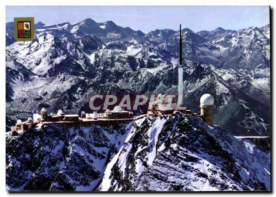 Pic du Midi de Bigorre — Vue aérienne — Dino A. Doucet, n° 379