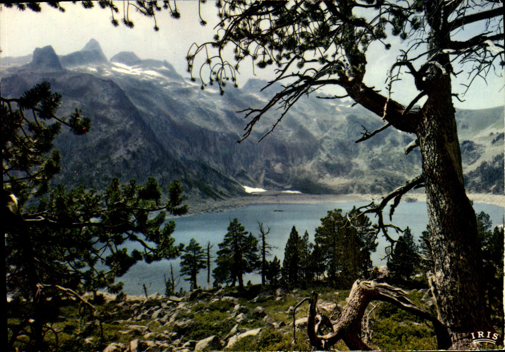 Lac d'Aubert — Massif de Néouvielle — éditeur IRIS, n° 65/397 - Recto