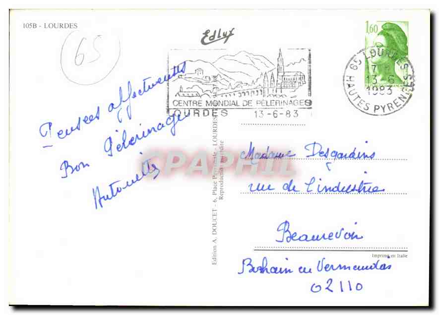CPM Lourdes   — Verso