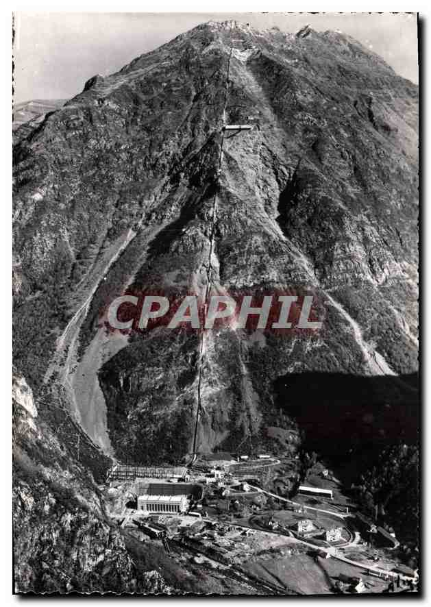 CPM Vallee de Luz Hautes Pyrenees Centrale de Pragneres Vue d'Ensemble de la chute et de l'usine 