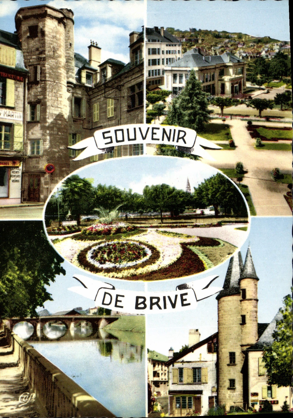 Brive-la-Gaillarde — Souvenir de Brive — Cie des Arts Photomécaniques