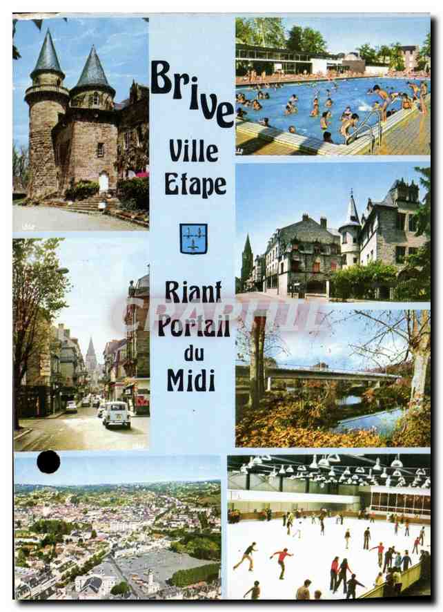 CPM Brive la Gaillarde Correze Chateau de Castel Novel La rue de Castel 