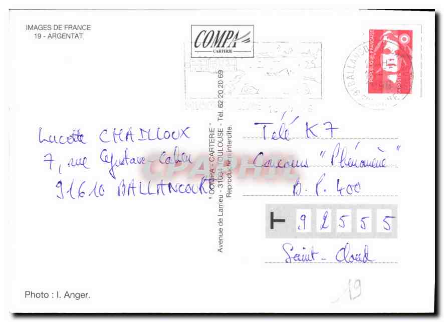 CPM Argentat  — Back